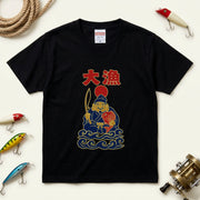 大漁旗 恵比寿と鯛 Tシャツ|父の日・新築祝いギフト | CASTMODE