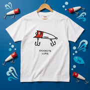 「FAVORITE LURE」レッドヘッド ポッパー Tシャツ
