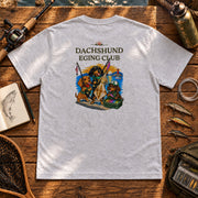 Dachshund Eging Club ダックスフンドエギングデザイン | Tシャツ | バックのみプリント