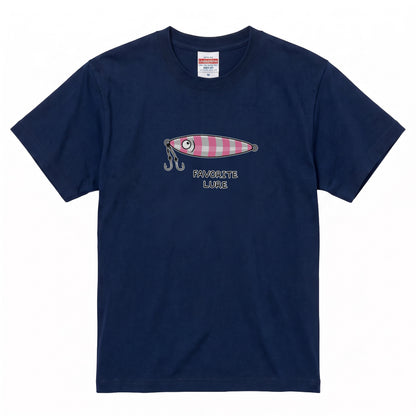 「FAVORITE LURE」ピンクゼブラ メタルジグTシャツ