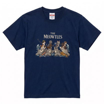 THE MEOWTLES 釣り猫 Tシャツ | CASTMODE