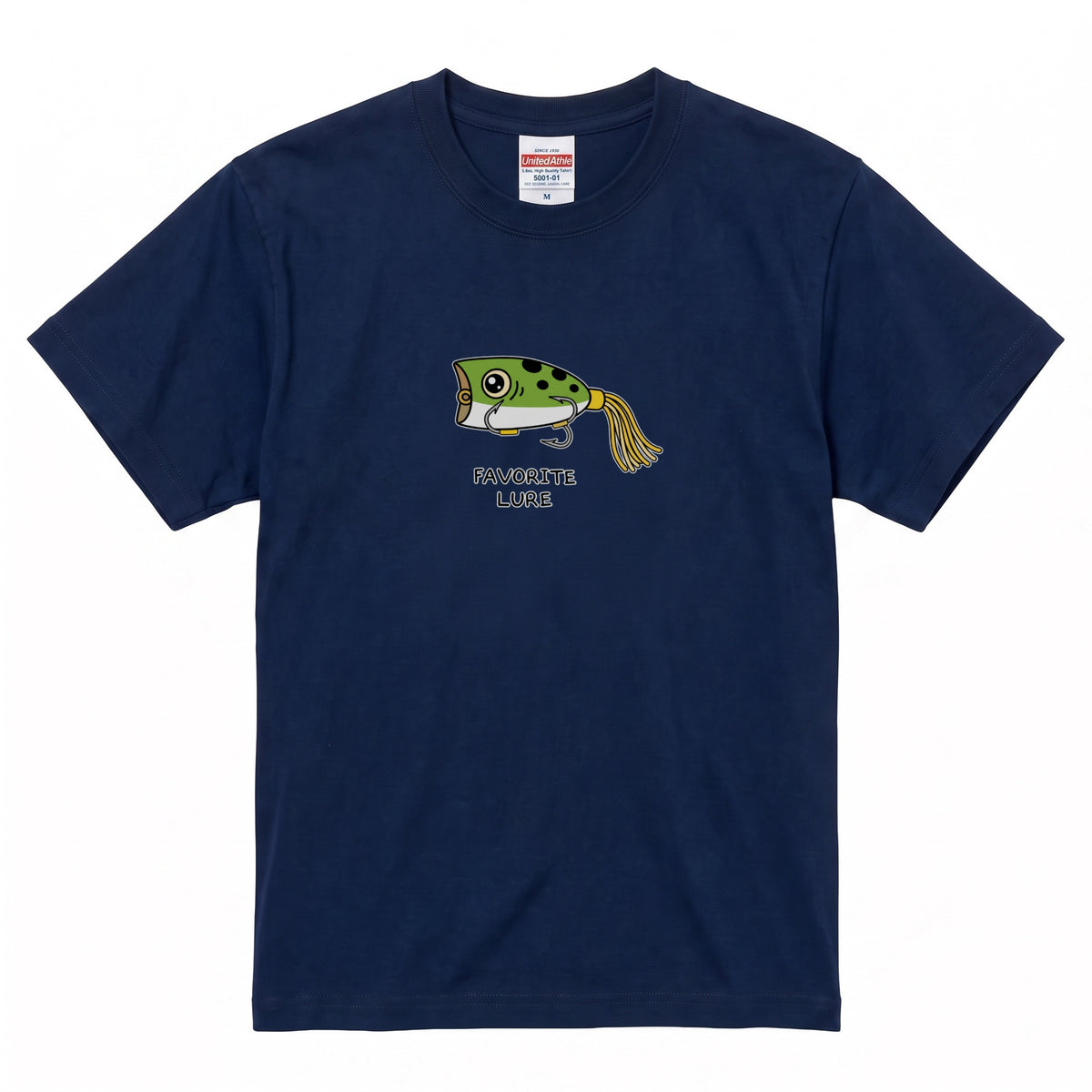 「FAVORITE LURE」 フロッグ ポッパー Tシャツ - かわいい 釣り 服 | CASTMODE