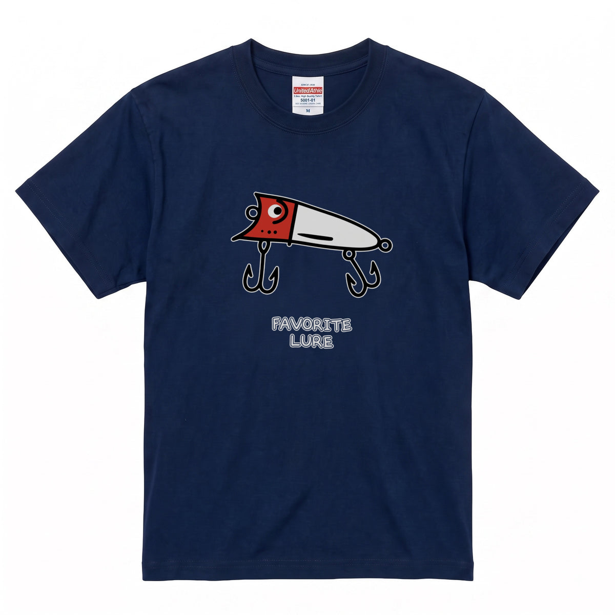 「FAVORITE LURE」レッドヘッド ポッパー Tシャツ