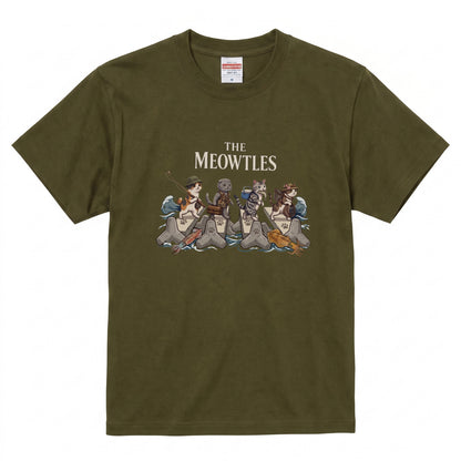 THE MEOWTLES 釣り猫 Tシャツ | CASTMODE