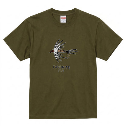 Tシャツ | Favorite Fly フライフィッシングデザイン | CASTMODE