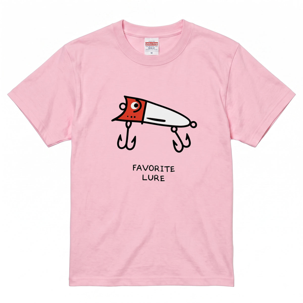 「FAVORITE LURE」レッドヘッド ポッパー Tシャツ
