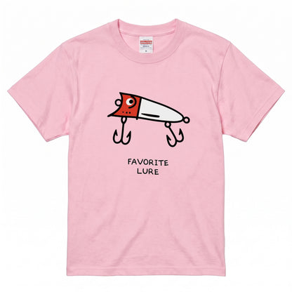 「FAVORITE LURE」レッドヘッド ポッパー Tシャツ