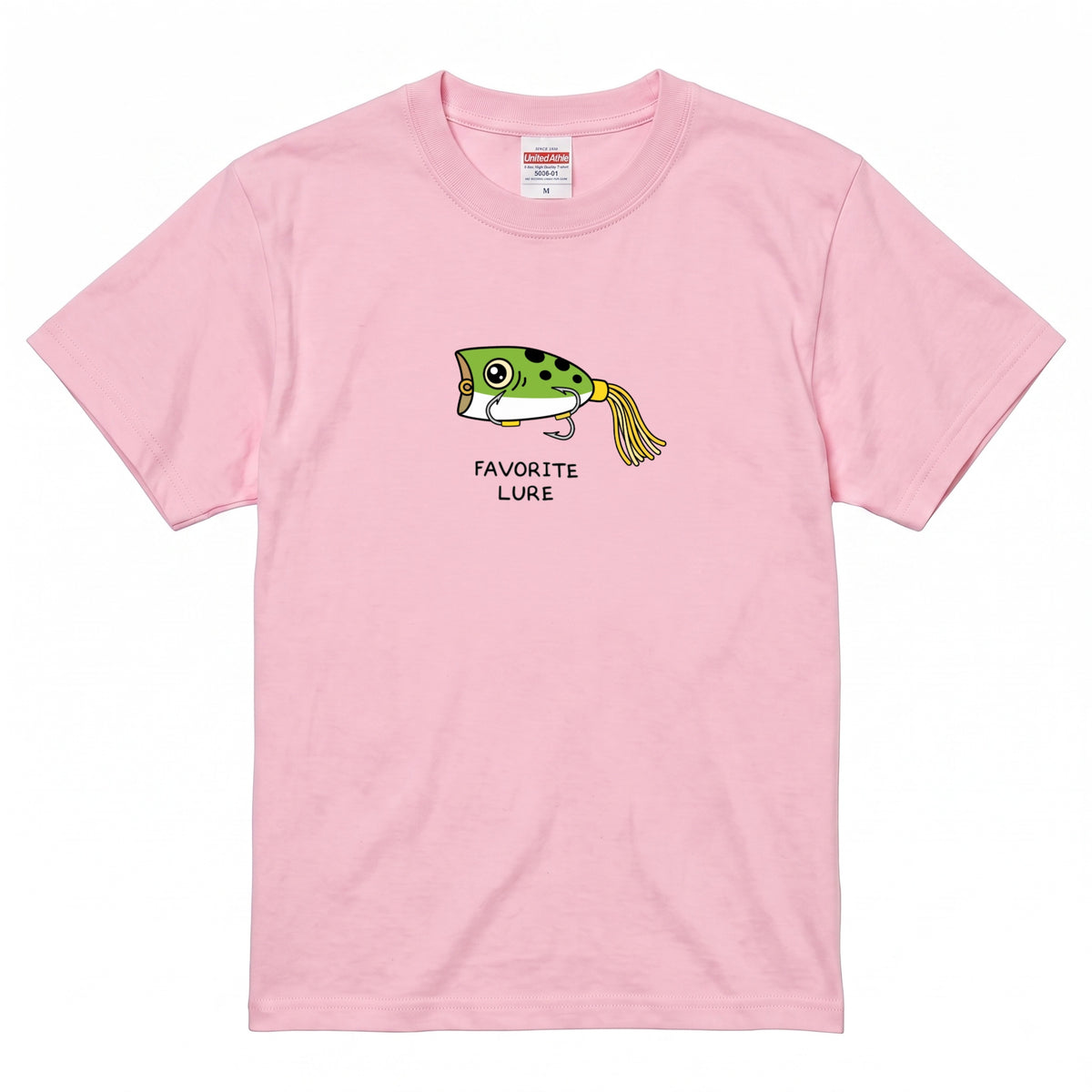 「FAVORITE LURE」 フロッグ ポッパー Tシャツ - かわいい 釣り 服 | CASTMODE
