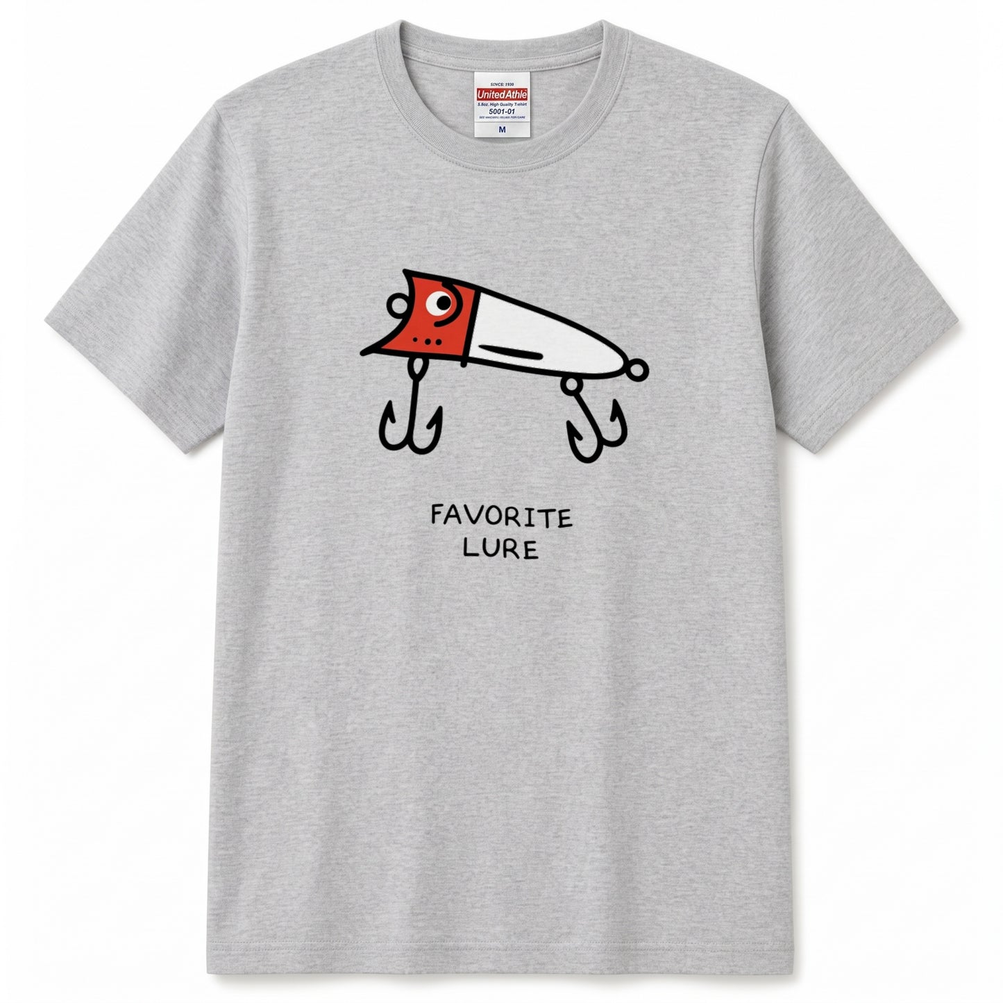 「FAVORITE LURE」レッドヘッド ポッパー Tシャツ