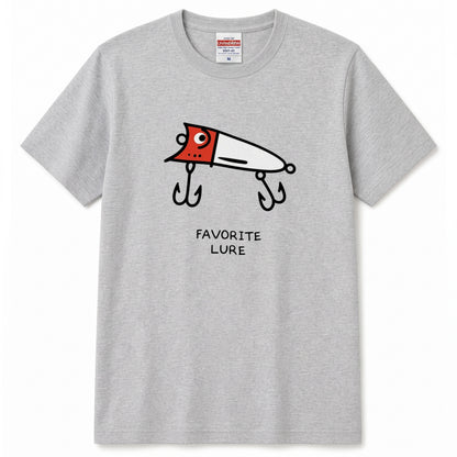 「FAVORITE LURE」レッドヘッド ポッパー Tシャツ