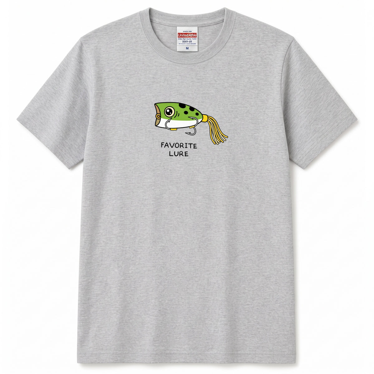 「FAVORITE LURE」 フロッグ ポッパー Tシャツ - かわいい 釣り 服 | CASTMODE