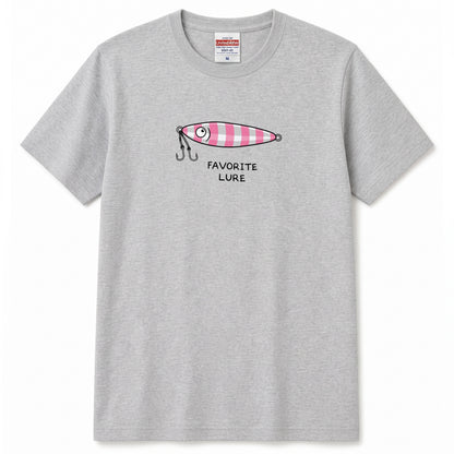 「FAVORITE LURE」ピンクゼブラ メタルジグTシャツ