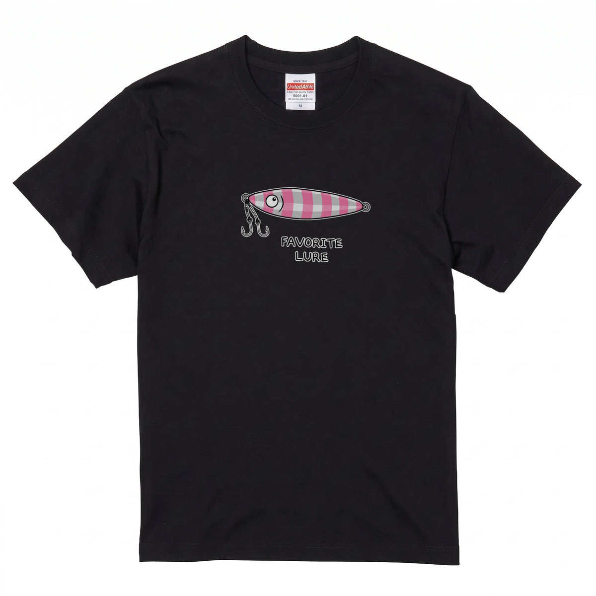 「FAVORITE LURE」ピンクゼブラ メタルジグTシャツ