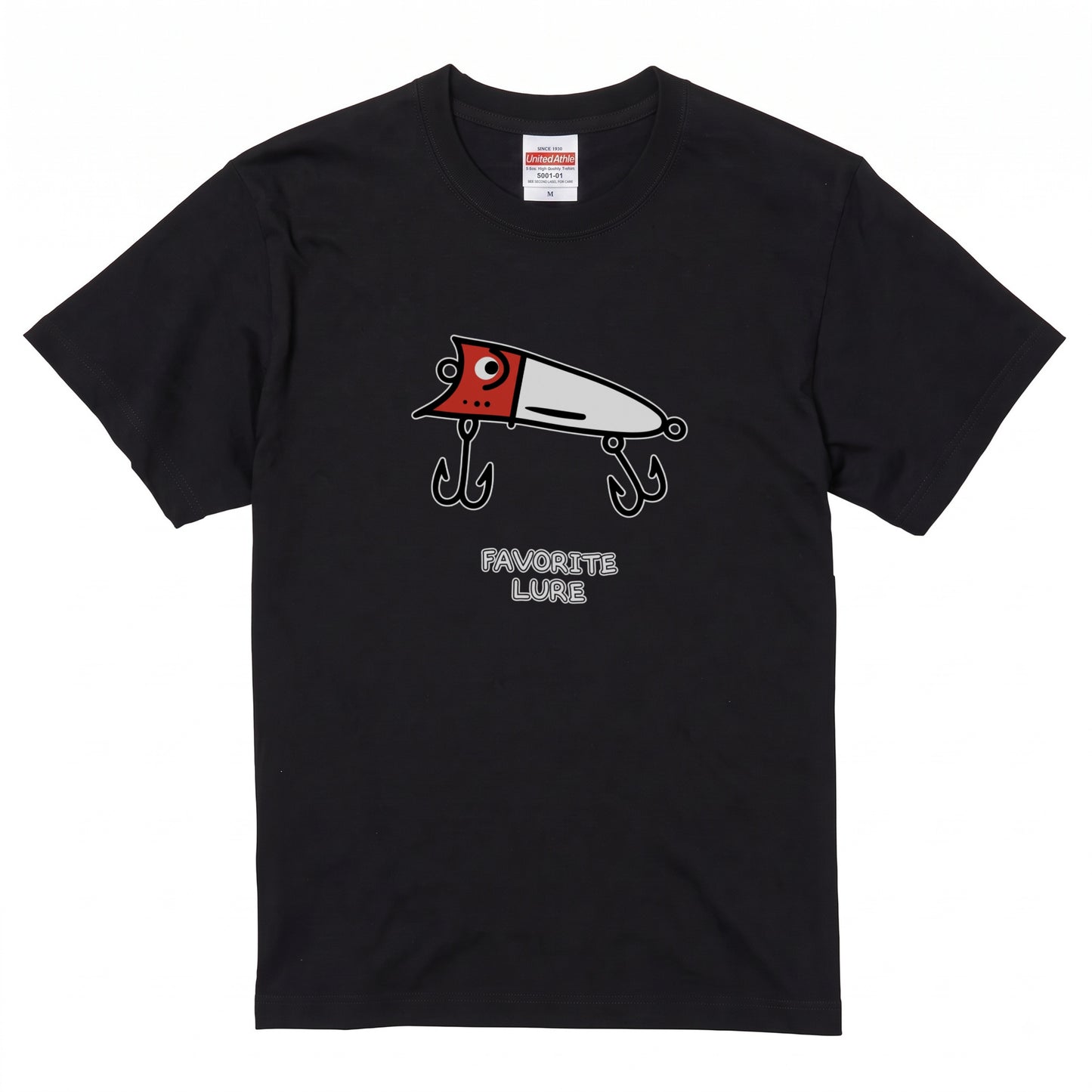 「FAVORITE LURE」レッドヘッド ポッパー Tシャツ
