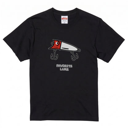「FAVORITE LURE」レッドヘッド ポッパー Tシャツ