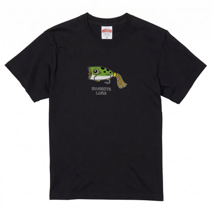 「FAVORITE LURE」 フロッグ ポッパー Tシャツ - かわいい 釣り 服 | CASTMODE