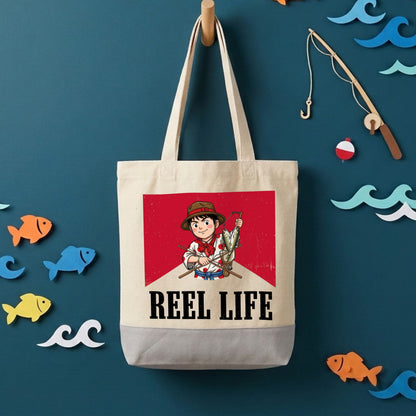 【REEL LIFE】キャンバストートバッグ | CASTMODE