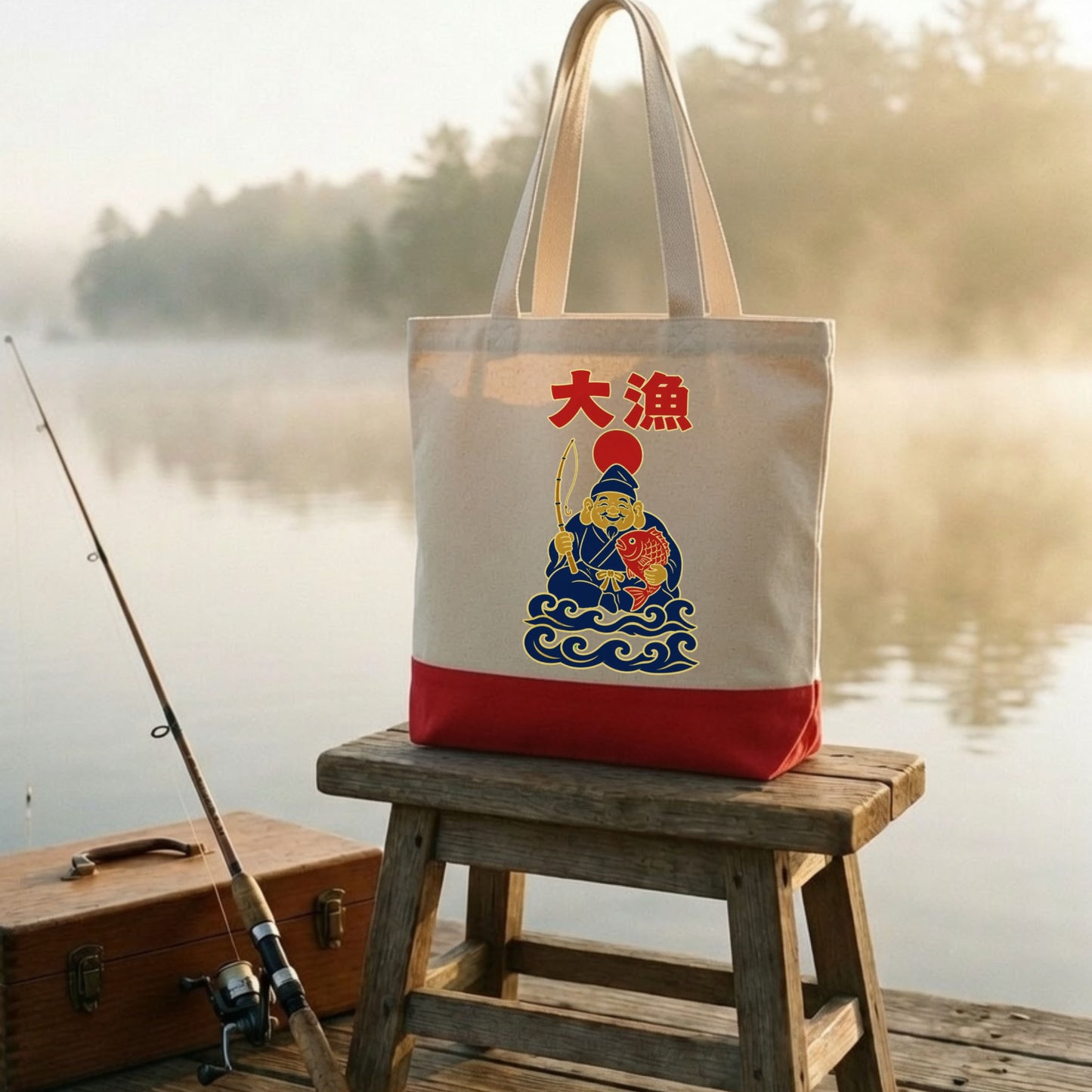 【大漁・恵比寿様】キャンバストートバッグ | CASTMODE