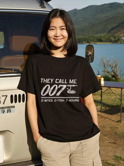 【THEY CALL ME 007】面白い釣り用Tシャツ | CASTMODE
