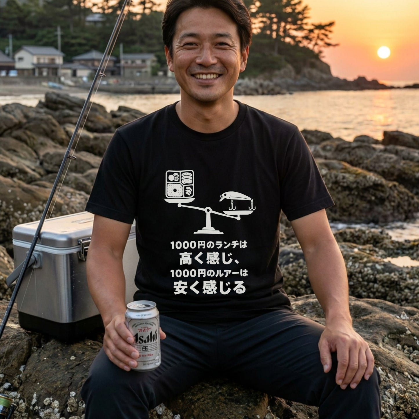 1000円のランチは高く、1000円のルアーは安く感じる Tシャツ