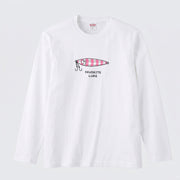 FAVORITE LURE | メタルジグ ジギング ルアー 釣り かわいい ポップ イラスト グラフィック 長袖Tシャツ【釣り雑貨・海釣り・カジュアル・ギフトに最適】