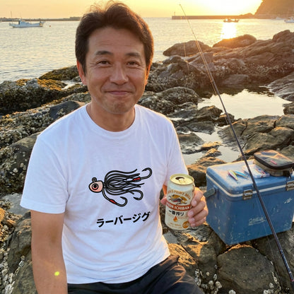 ラバージグ ルアーイラスト白Tシャツ | CASTMODE
