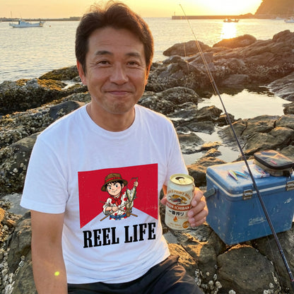 おもしろジョーク 釣り仲間へのギフト白Tシャツ | CASTMODE