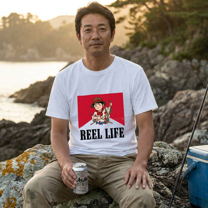 おもしろジョーク 釣り仲間へのギフト白Tシャツ | CASTMODE