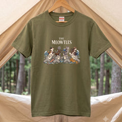 THE MEOWTLES 釣り猫 Tシャツ | CASTMODE