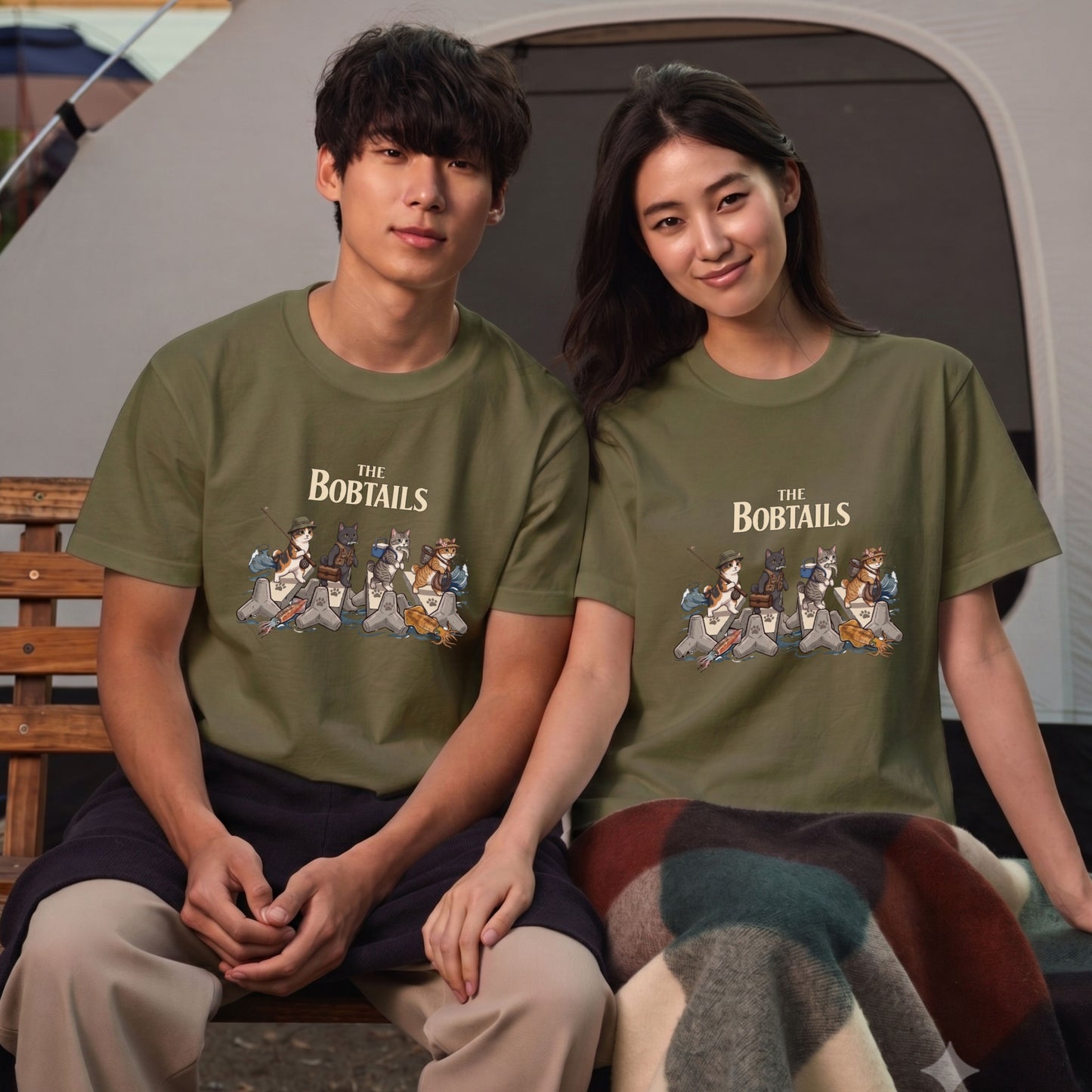 フィッシング猫スタイル Tシャツ | CASTMODE