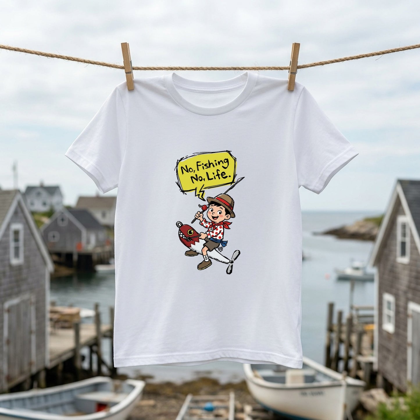 No Fishing No Life Tシャツ | 釣りバカ・ルアー・バス釣り・フィッシング・アウトドア・おしゃれに人気