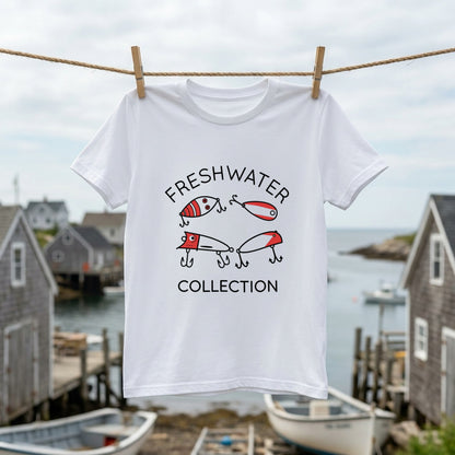 淡水ルアーコレクション Tシャツ | 釣り好き・バス釣り・フィッシング・アウトドア・おしゃれに人気