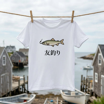 Tシャツ | 友釣り鮎釣りデザイン | CASTMODE