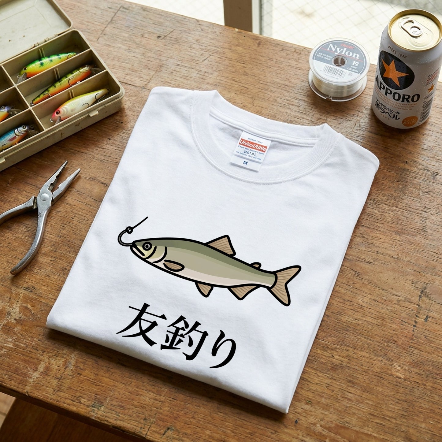 Tシャツ | 友釣り鮎釣りデザイン | CASTMODE