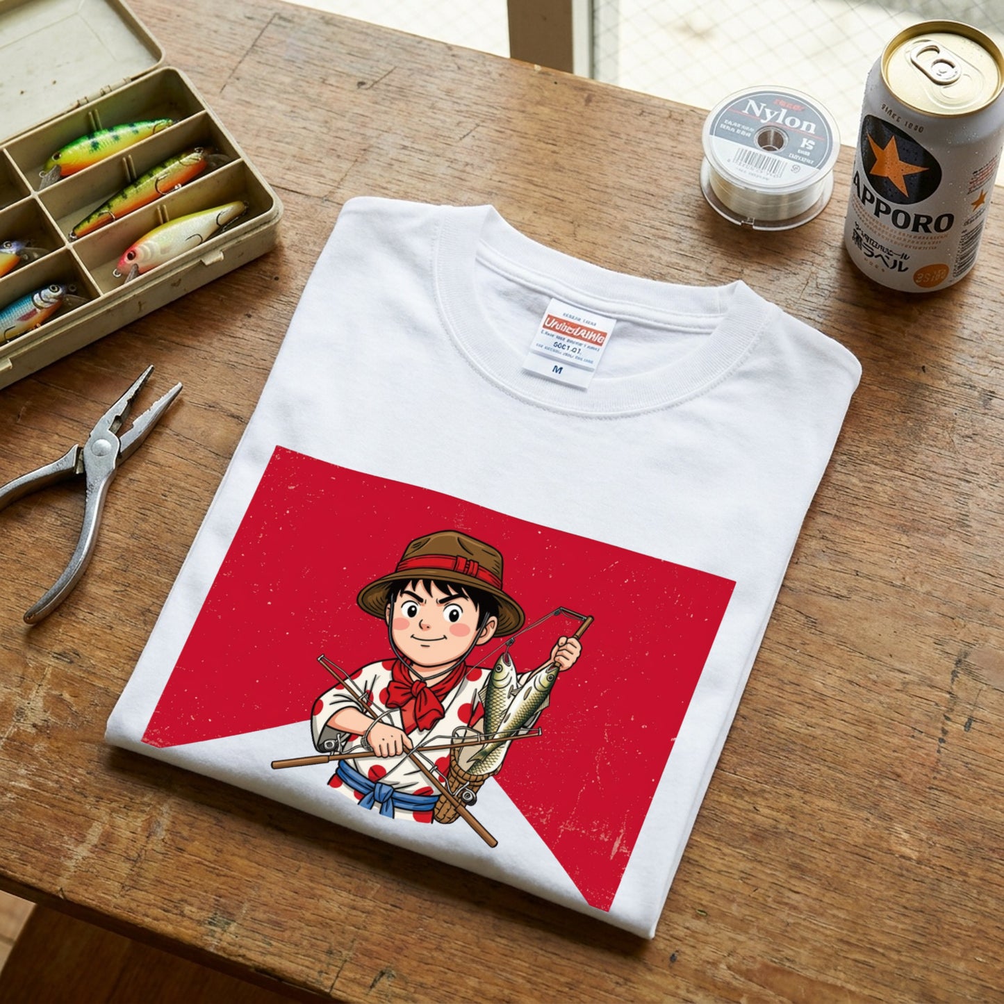 おもしろジョーク 釣り仲間へのギフト白Tシャツ | CASTMODE