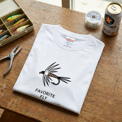 Tシャツ | Favorite Fly フライフィッシングデザイン | CASTMODE