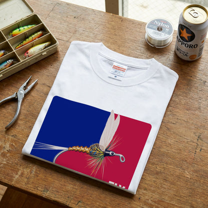 フライフィッシングアートTシャツ｜CASTMODE