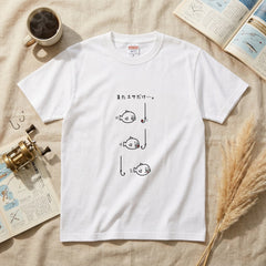 BAIT THIEF | 手描き風 エサ取り名人 魚グラフィック 釣り日常 メッセージ Tシャツ【釣りウェア・アウトドア・普段着・ルームウェア・ユニセックス・ギフトに最適】