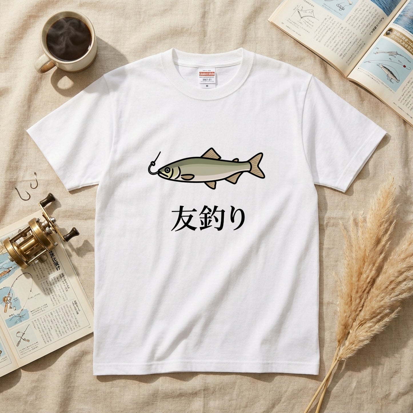 Tシャツ | 友釣り鮎釣りデザイン | CASTMODE