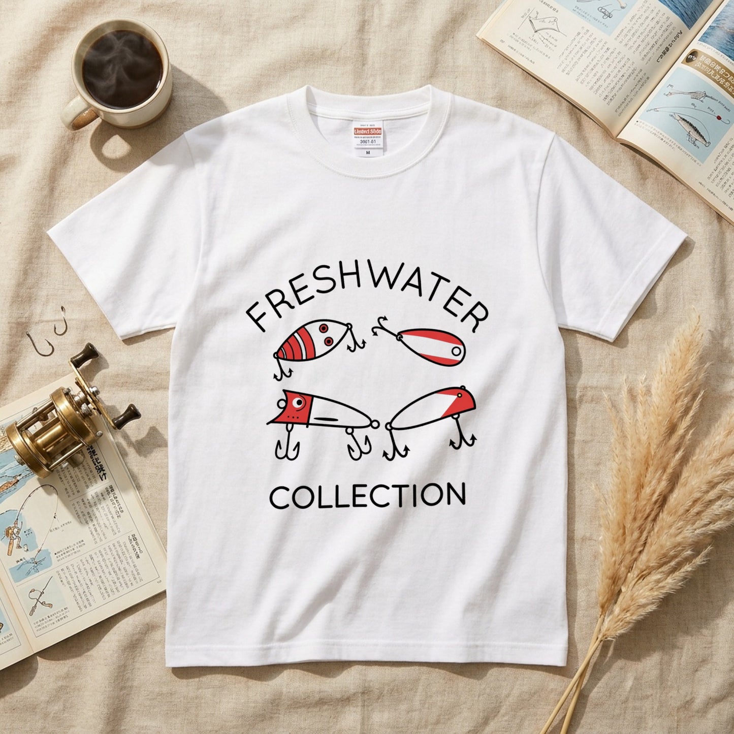 淡水ルアーコレクション Tシャツ | 釣り好き・バス釣り・フィッシング・アウトドア・おしゃれに人気