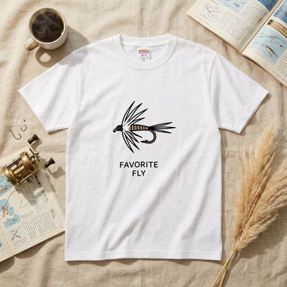 Tシャツ | Favorite Fly フライフィッシングデザイン | CASTMODE
