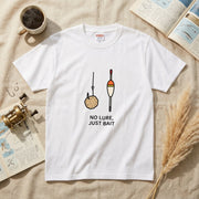 No Lure Just Bait 餌釣りデザインTシャツ | CASTMODE