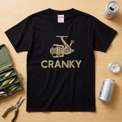 「CRANKY」スプーニング リール ヴィンテージ 釣り Tシャツ - 釣り 服 | CASTMODE