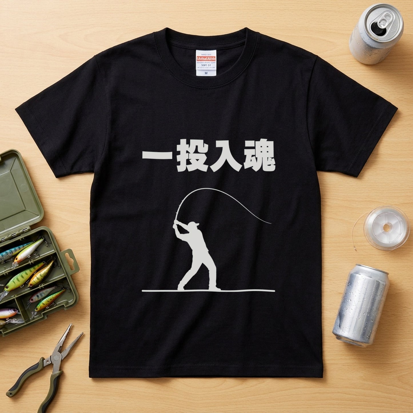 一投入魂 Tシャツ｜四字熟語 センタープリント | CASTMODE