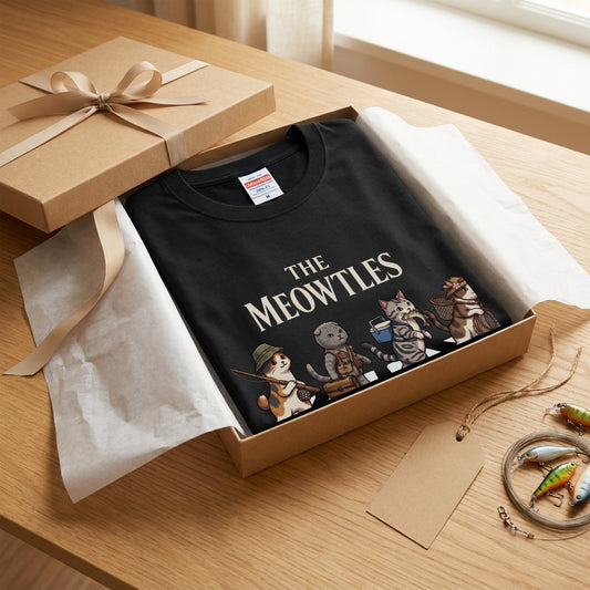 横断歩道を渡る猫たち THE MEOWTLESデザインTシャツ | CASTMODE