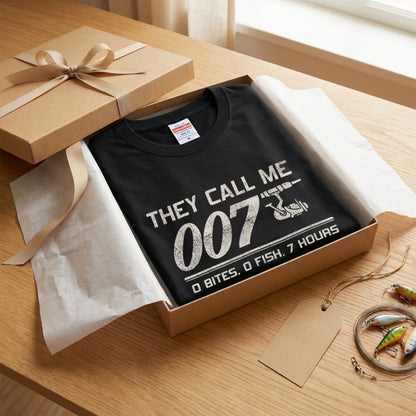【THEY CALL ME 007】面白い釣り用Tシャツ | CASTMODE