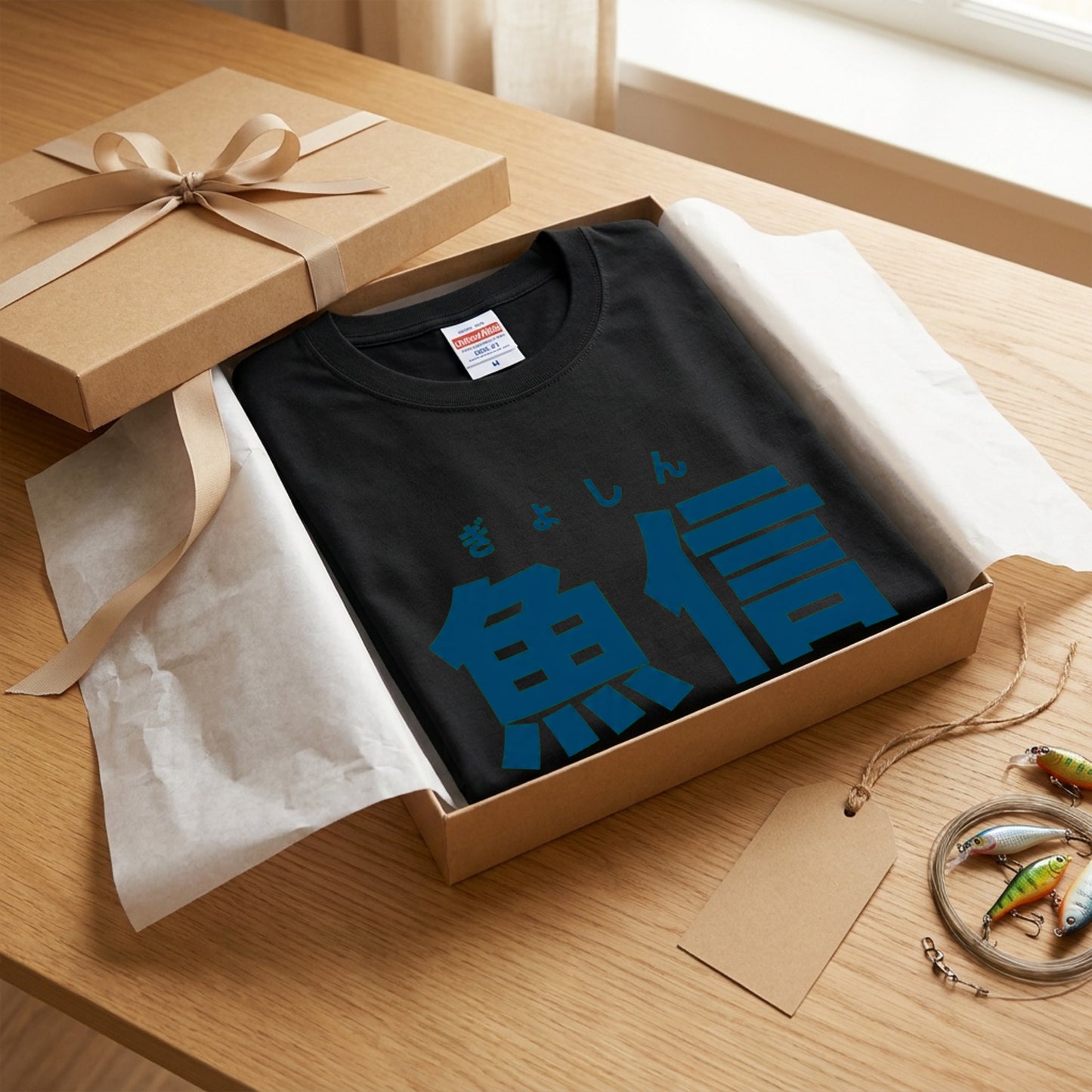 魚信（ぎょしん）Tシャツ｜アタリの一瞬を刻む胸ワンポイント | CASTMODE