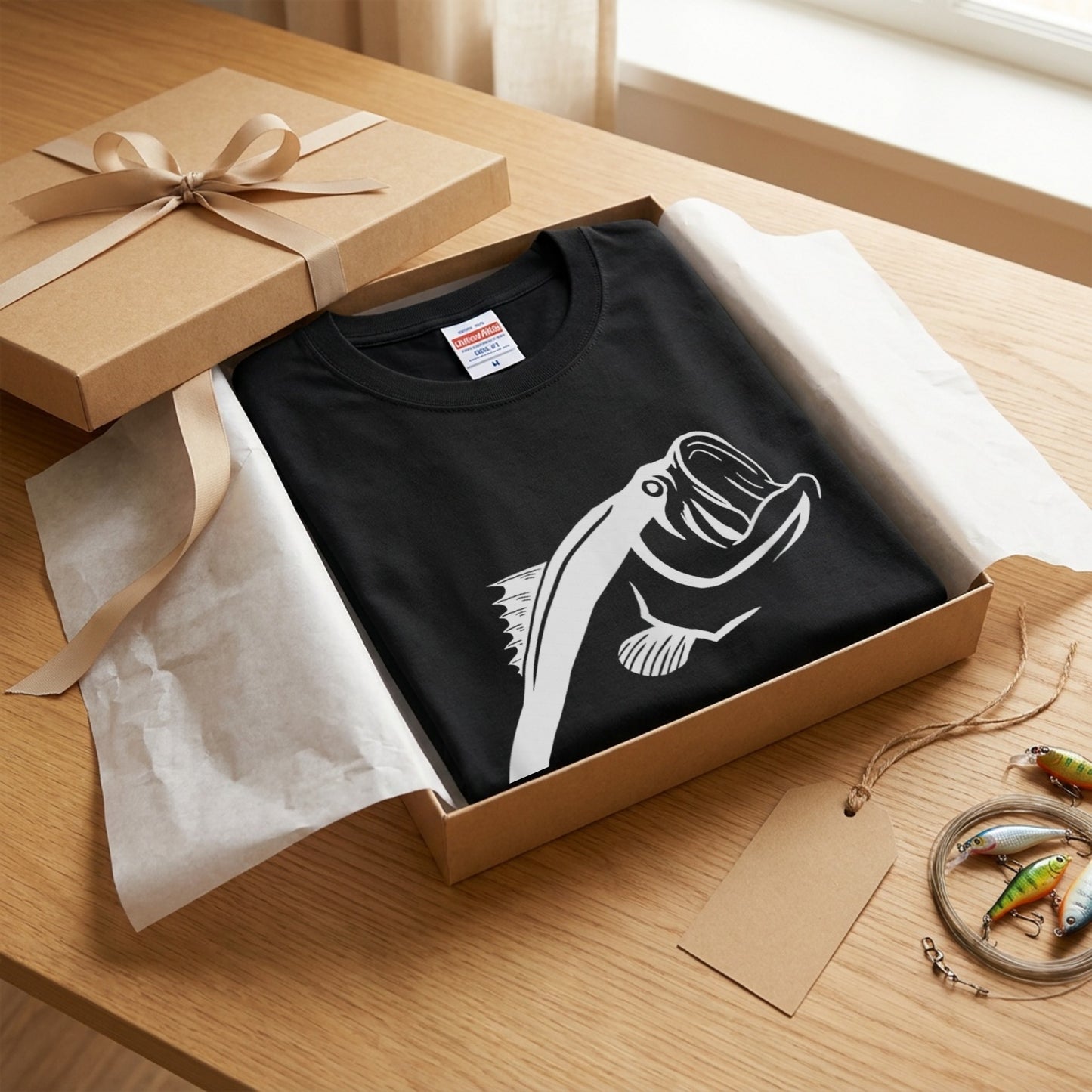ブラックバス フック アート Tシャツ - バスフィッシング ウェア | CASTMODE