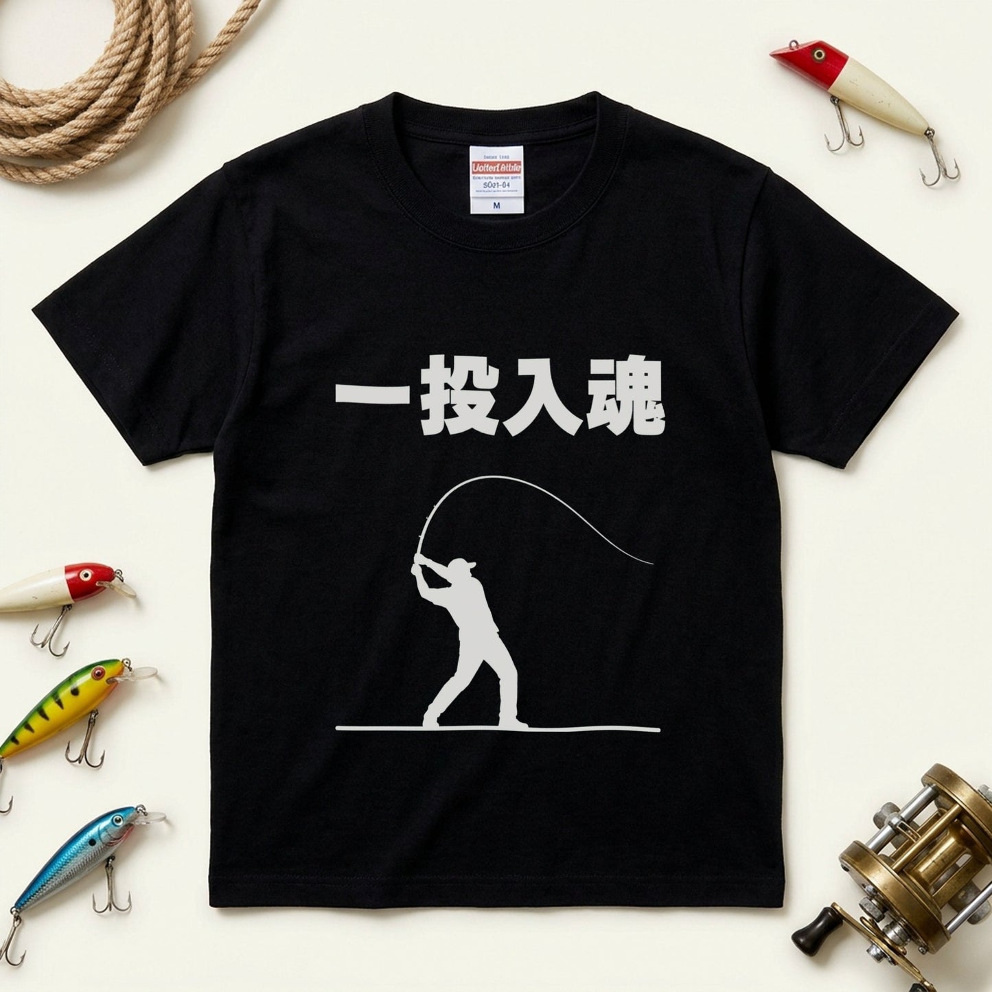 一投入魂 Tシャツ｜四字熟語 センタープリント | CASTMODE