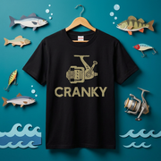 「CRANKY」スプーニング リール ヴィンテージ 釣り Tシャツ - 釣り 服 | CASTMODE